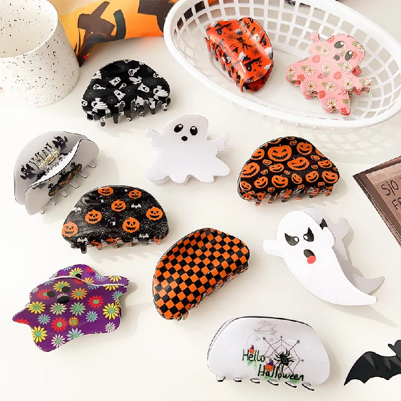 Wholesale Halloween Creative Cute Ghost Pumpkin Cartoon Hairpin