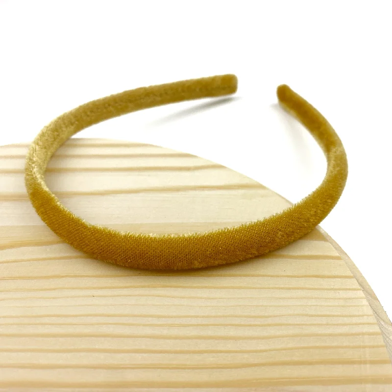 Golden Honey Velvet Thin Wholesale Headband