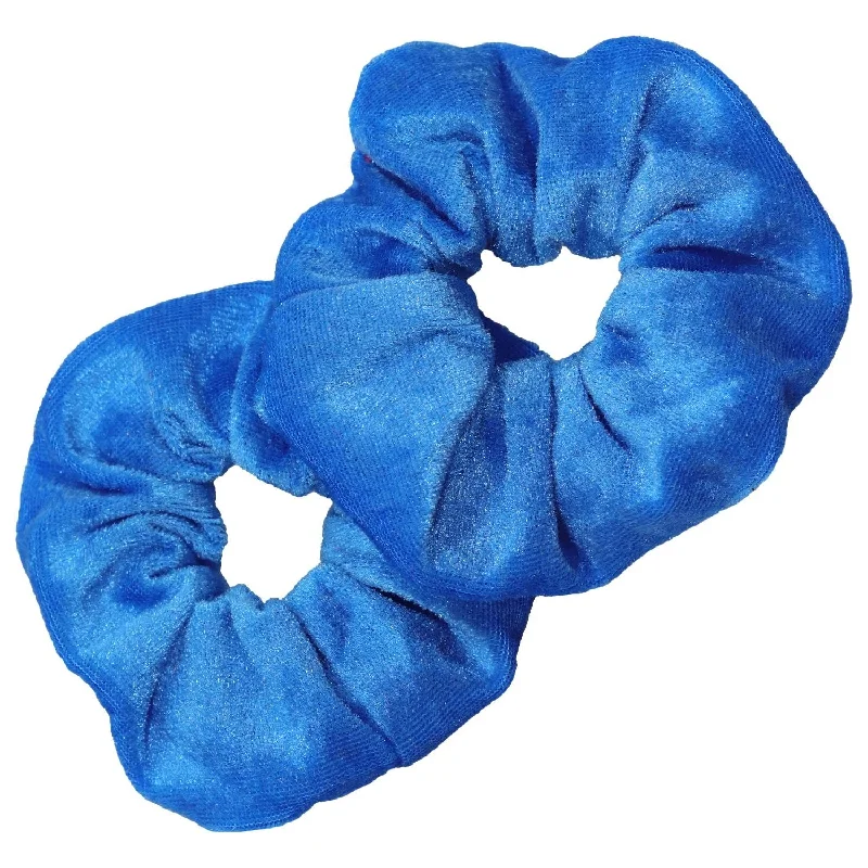 Teal Velvet Scrunchies - 2 Pack