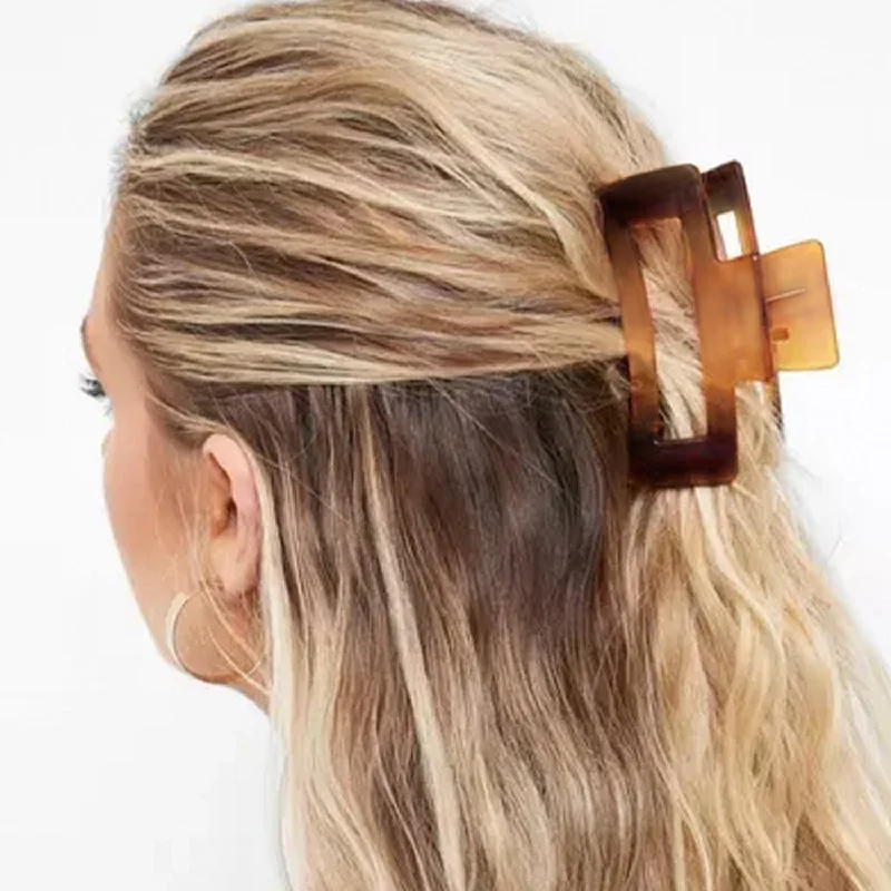 Rectangle Hair Claw Clip