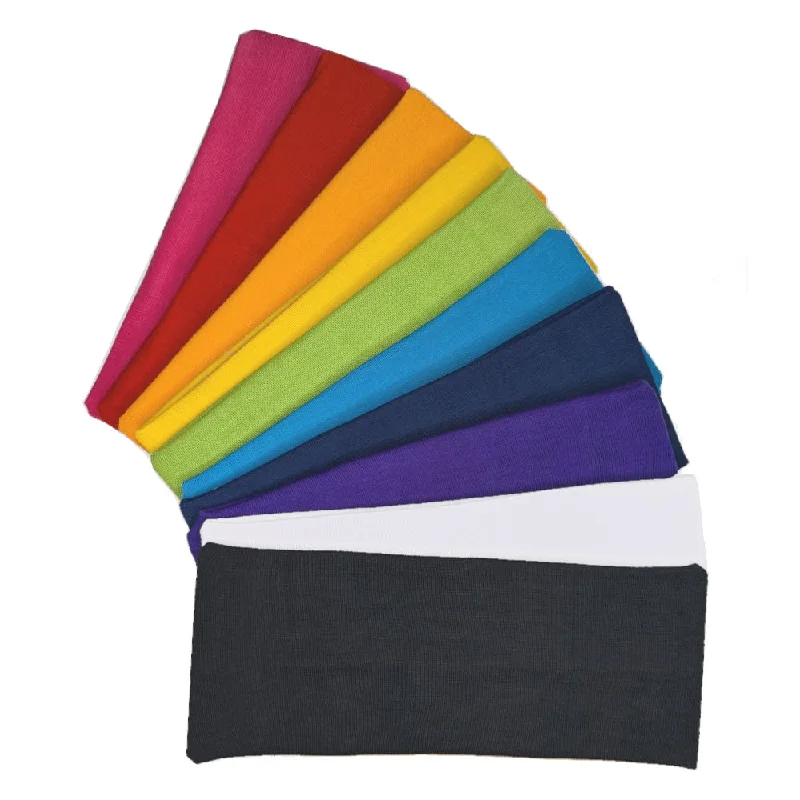 Superstretch Cotton Blend Headbands, Wide Width