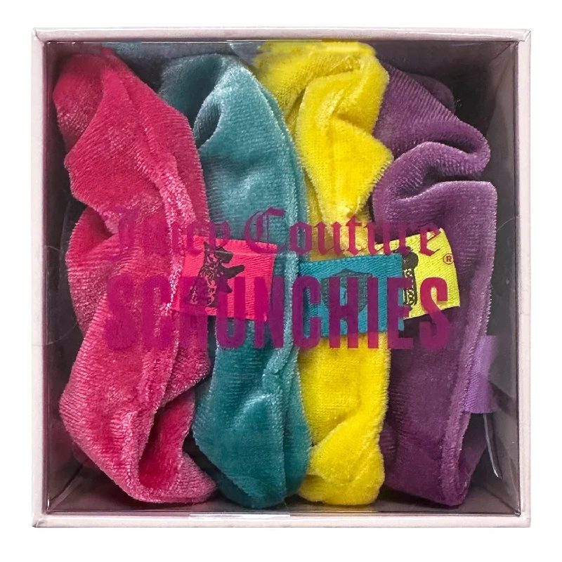 Velvet Scrunchies 4pcs Set