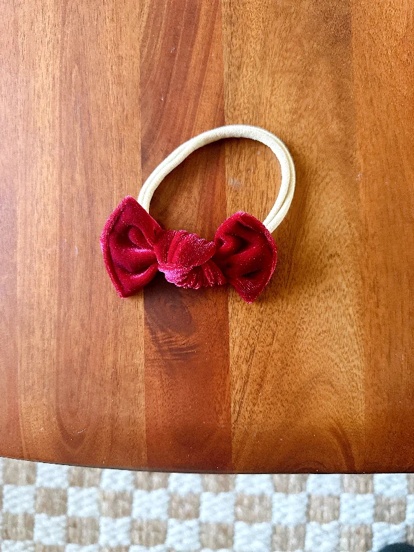 Nylon Headband - Ruby Velvet