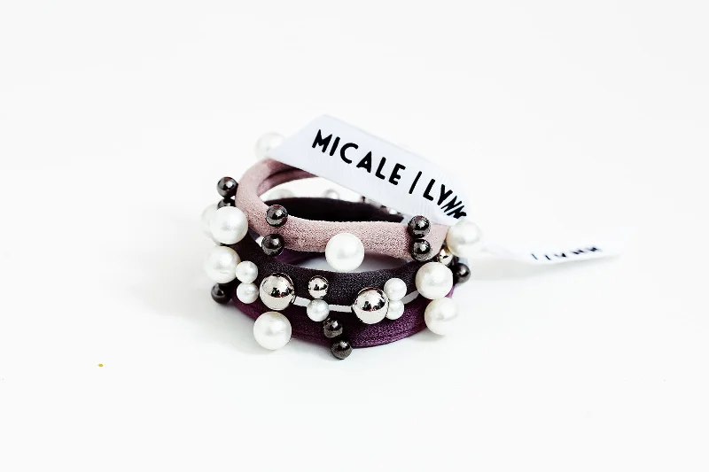 Trio Pearl Hair Tie Set