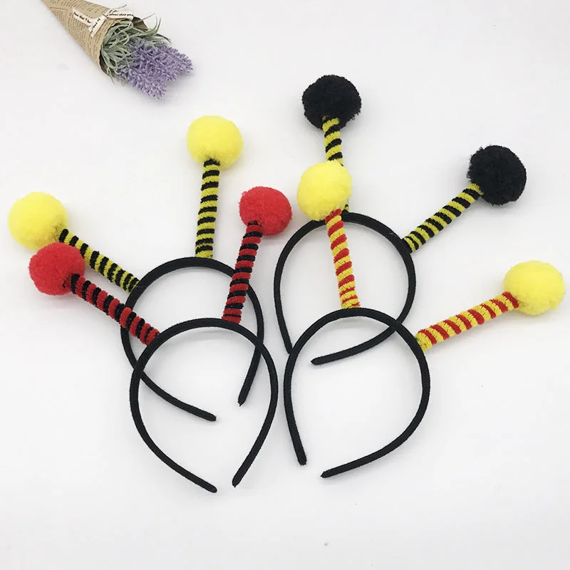 Wholesale Fabric Hairy Bee Ant Headwear Headband