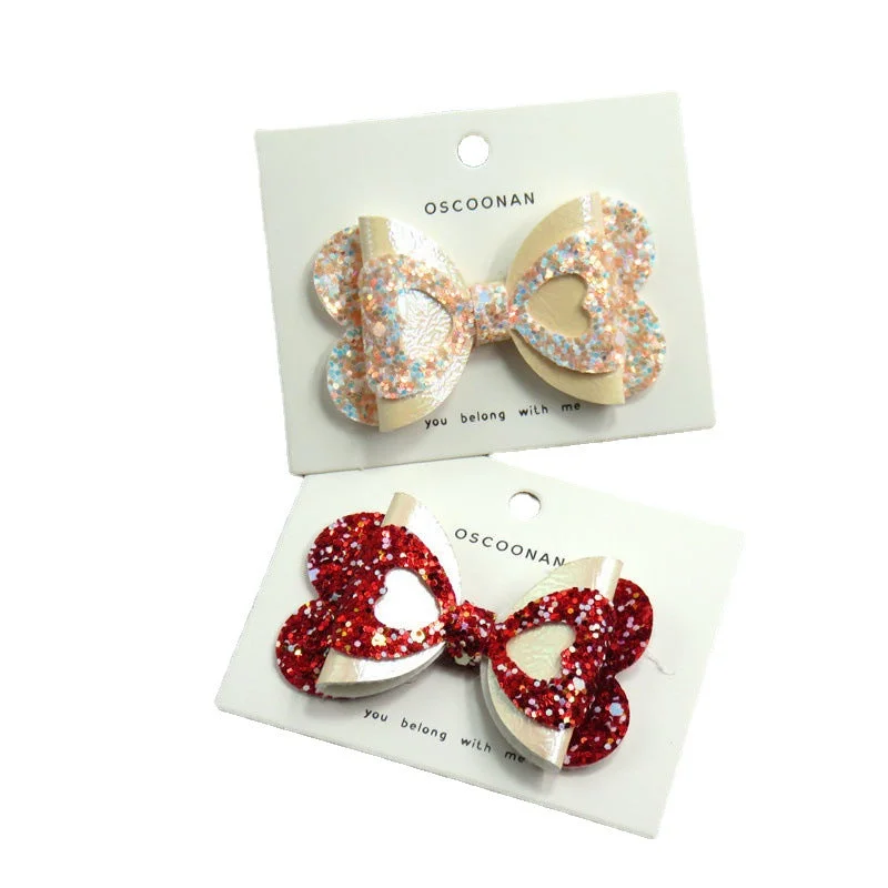 Wholesale Sequin Bow Children's Hair Clip