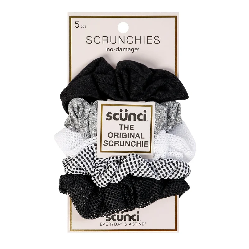 Scunci No-Damage Scrunchies 5pcs