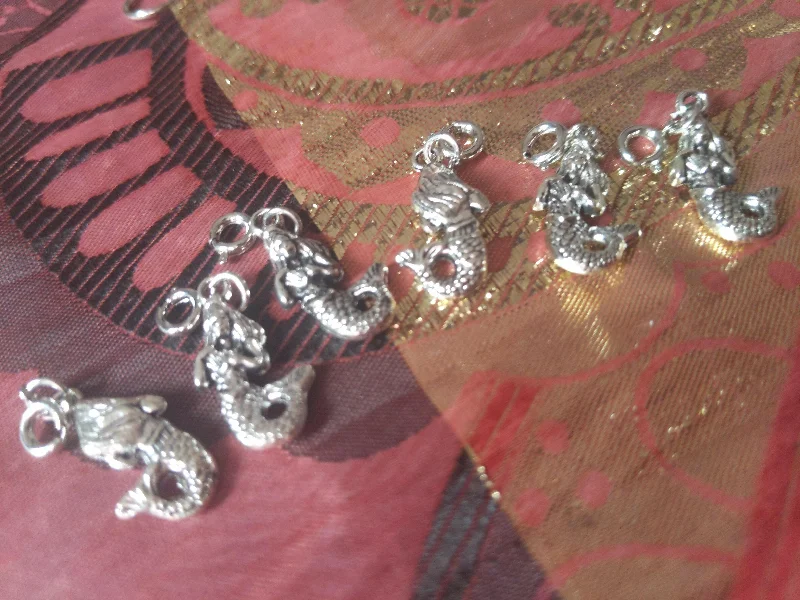 Catface Silver Mermaid Goddess Hair Charms