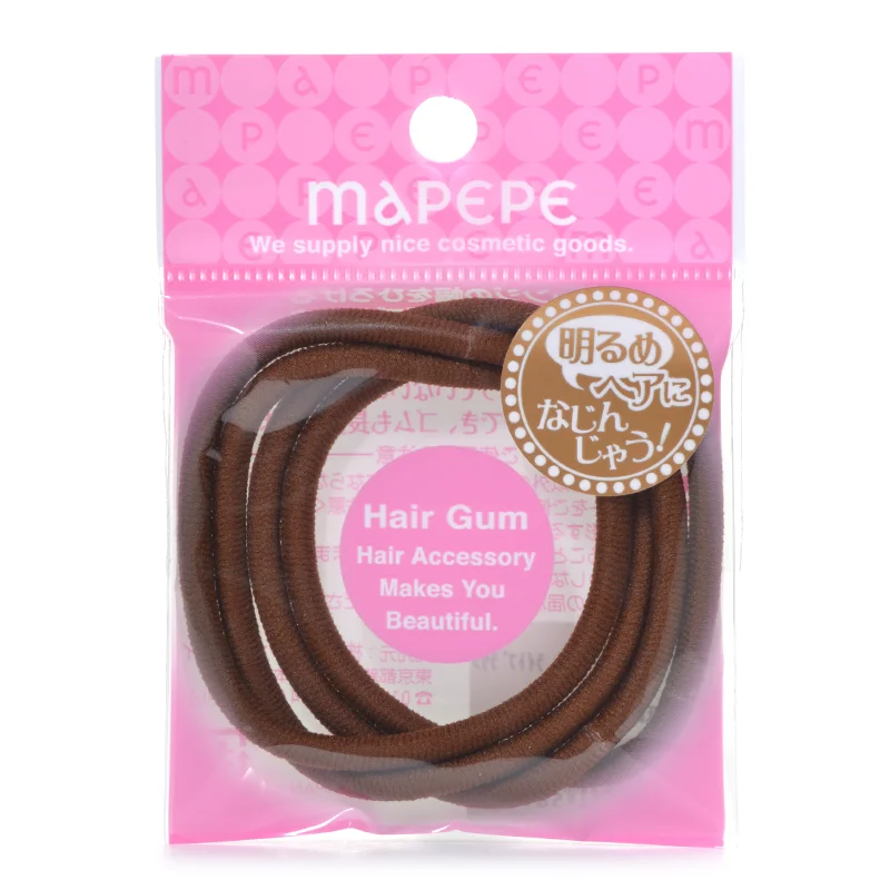 Mapepe Hair Tie Light Brown 4pcs