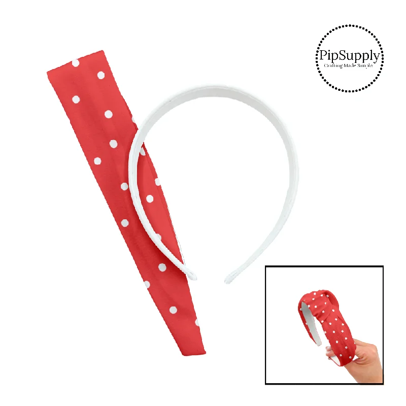 Watermelon Dot DIY Knotted Headband Kit