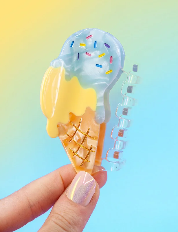 Ice cream dream Hair claw - Wide