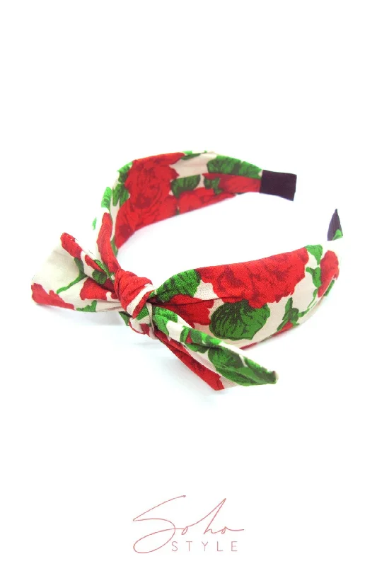 FABRIC POINT RIBBON HEADBAND 2