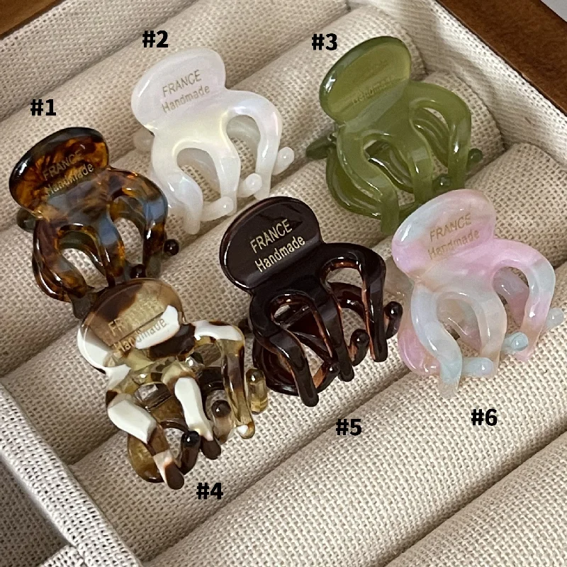 Wholesale Exquisite Small French Hair Accessories with Small Acetate sheet Hair Clips