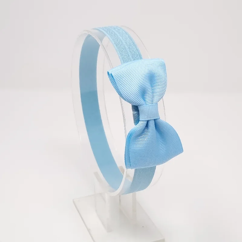 3 Inch Baby Headband - Blue Topaz