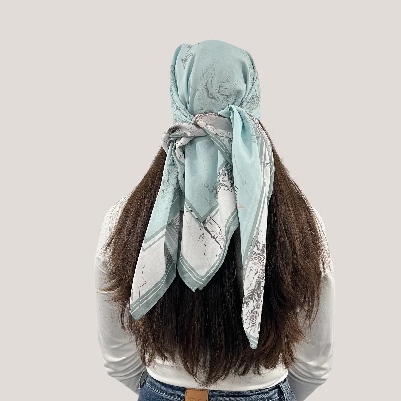 Toile Open Square Scarf