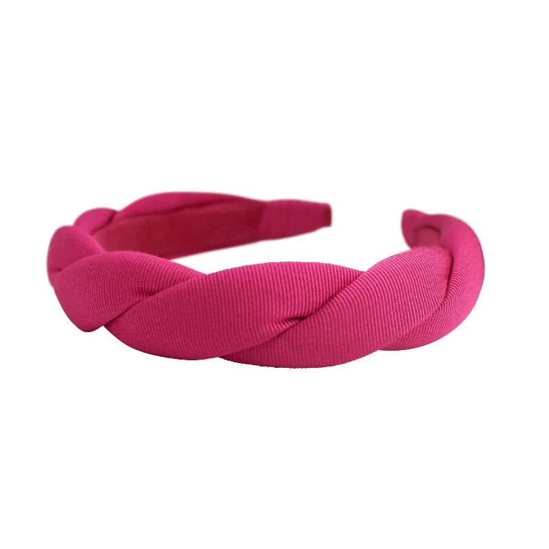 Anna Fashion Twist Grosgrain Headband 1" Wide