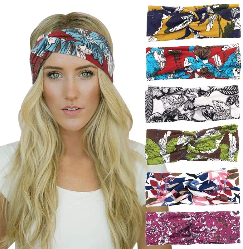 Wholesale Elastic Sports Sweat Absorbent Fabric Headband