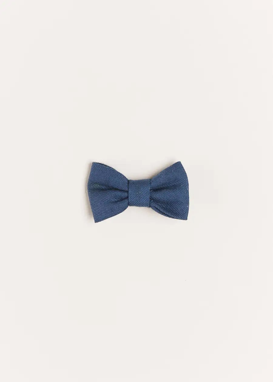 Plain Small Bow Clip in Royal Blue