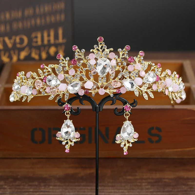 Wholesale Rhinestone Crown Alloy Hair Bands