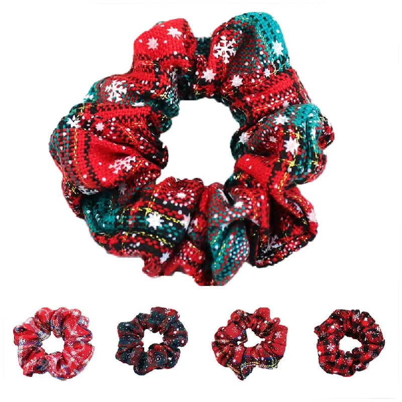 Wholesale Christmas, Autumn and Winter Fabric Hair Scrunchies