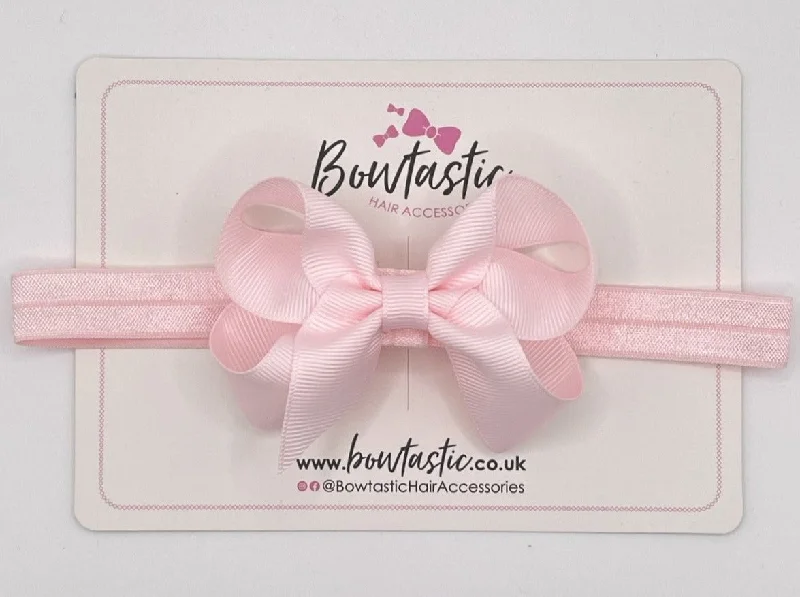 3.5 Inch Baby Headband - Powder Pink