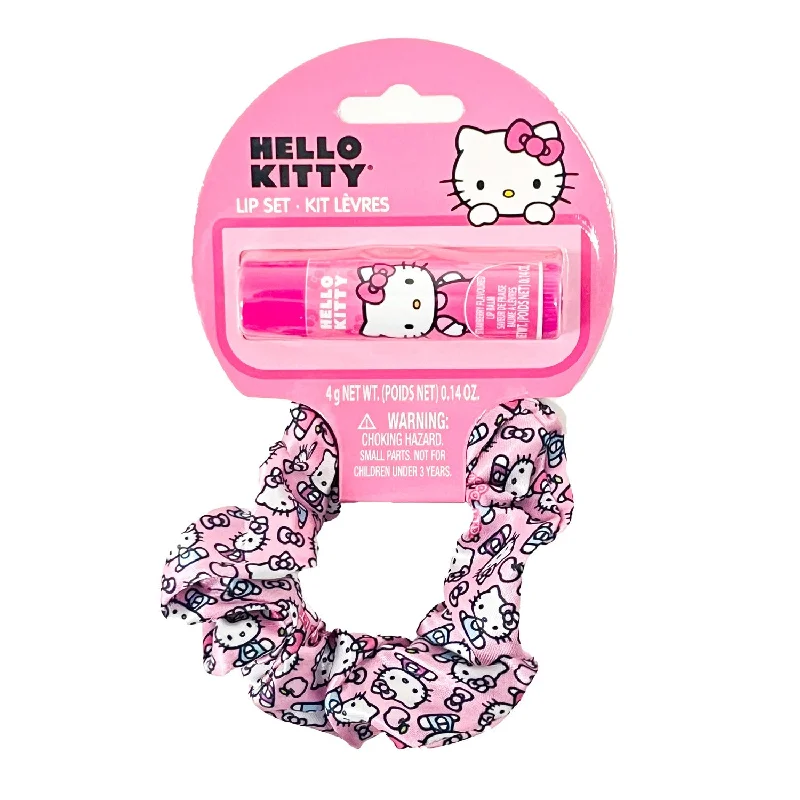 Hello Kitty Hair Scrunchy With Lipbalm