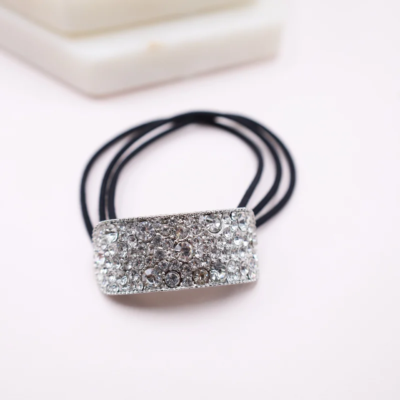 Silver Rhinestone Hair Cuff