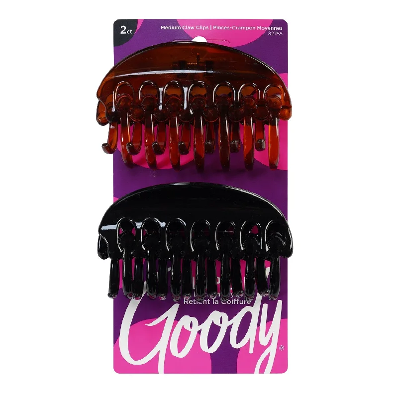 Goody Medium Round Claw Clips 2pcs