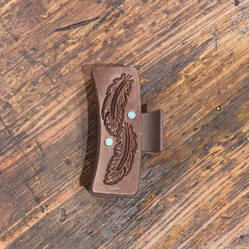 HC19 - Feather Tooled Claw Clip