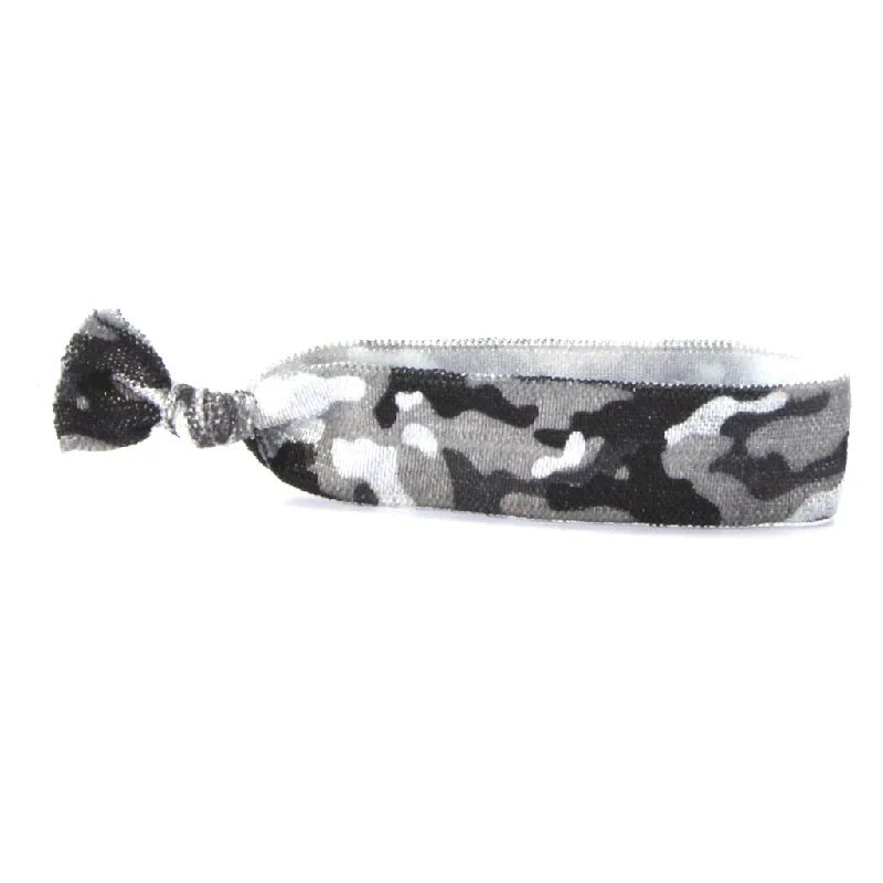 Black Camo Hair Tie