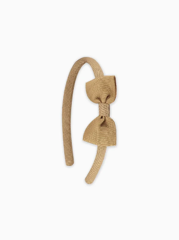 Camel Small Bow Girl Headband